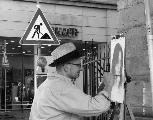 'Resim-İş', © Foto: İsmail Engin, Hauptstrasse, Heidelberg, 2011[KanalKultur]﻿