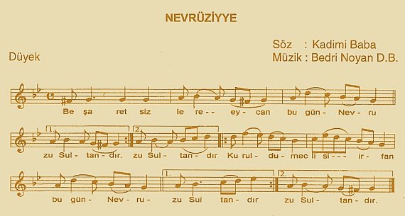 Turgut Koca / Zeki Onaran: Gül Deste. Nefesler - Ezgiler - Notalar. Bektaşi Kültür Derneği Yayınları: 3, Ankara 1998 [İkinci Baskı]: 143.