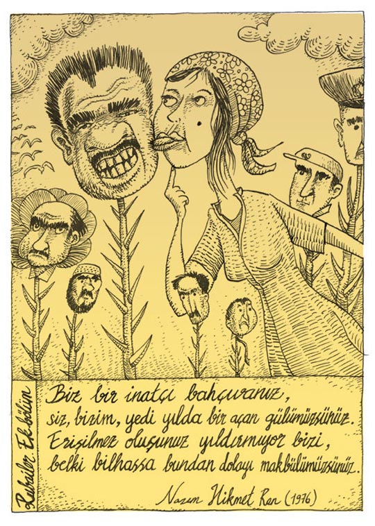 firuz-kutalin-cizgisiyle-nazim-hikmetin-dizeleri-rubailer-naletleme