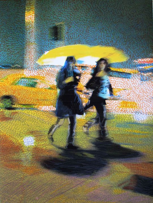 cerkes-karadag-telas-33-kagit-uzeri-karisik-teknik-285x38cm-2010