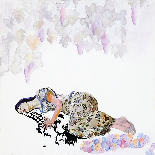 Betül Güney - 'Untitled', tuval üzerine yağlı boya, 100 x 100 cm., 2012