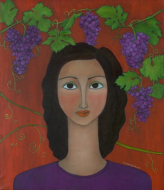 Güzin Akdemir - 'isimsiz', tuval üzerine yağlı boya, 70 x 60 cm., 2011