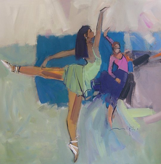 Mustafa Köseoğlu, tuval üzerine akrilik, 69 x 69 cm.