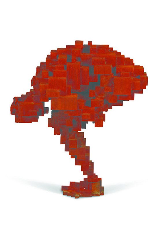 Antony Gormley - 'Clutch-III', döküm demir, 95 x 47.5 x 80 cm., 2009