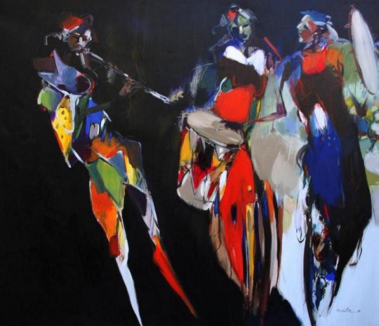 Nurettin Akkaya - 'Büyü', Tuval Üzerine Yağlı Boya, 125 x 150 cm., 2011