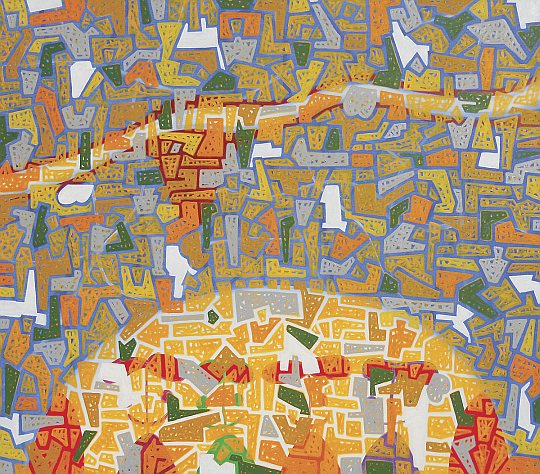 Özgür Yener - 'Çocuğumdaki Çocukluğum', tuval üzerine yağlı boya, 140 x 160 cm., 2012