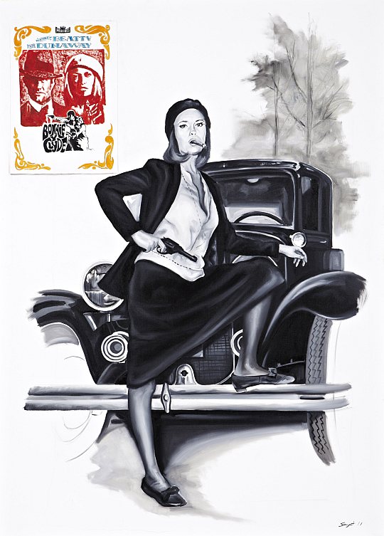 Sayat Uşaklıgil, Bonnie, tuval üzerine yağlıboya, 180 x 130 cm., 2011